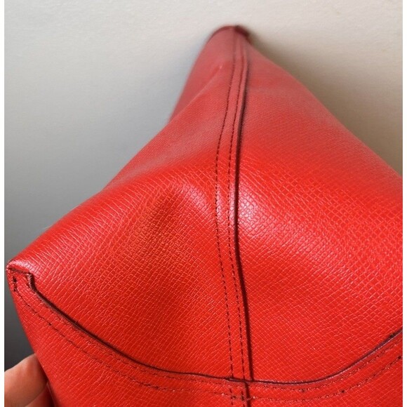 COACH F57669 Red REVERSIBLE CITY TOTE Attached WRISTLET Pouch Posey Floral - Picture 10 of 16